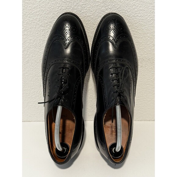Allen Edmonds Mens Chester Wingtip Oxford Dress Shoe Sz 10.5 D Black Leather main image 9